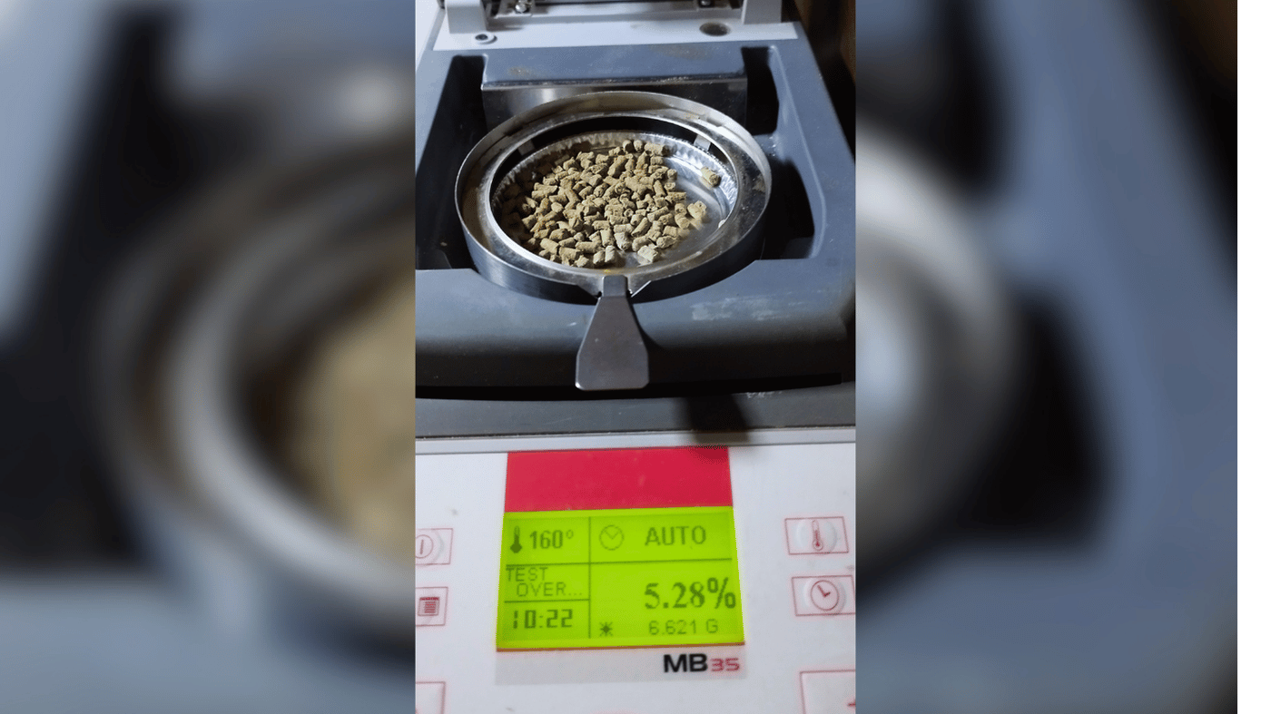 Teste de secagem no laboratório JODI em validação técnica
